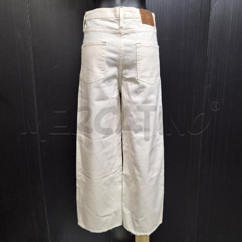 PANTALONE DONNA MALIPARMI JEANS PANNA  | Mercatino dell'Usato Cervia 4