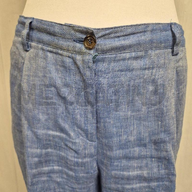 PANTALONE DONNA NEWYORKINDUSTRIE BIANCA BLU SPINATO | Mercatino dell'Usato Cervia 2