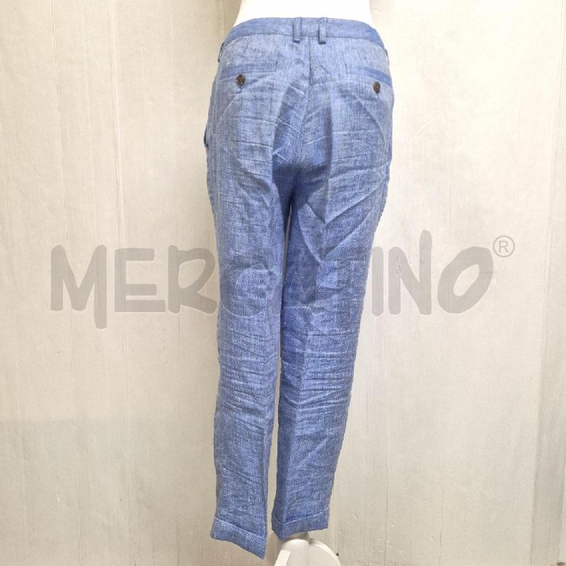 PANTALONE DONNA NEWYORKINDUSTRIE BIANCA BLU SPINATO | Mercatino dell'Usato Cervia 4