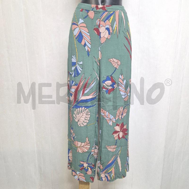 PANTALONE DONNA PENNYBLACK VERDE FIORI | Mercatino dell'Usato Cervia 1