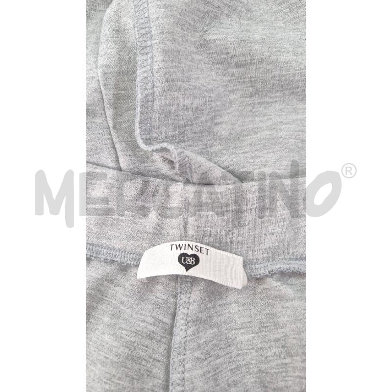 PANTALONE DONNA TWIN SET GRIGIA STRASS | Mercatino dell'Usato Cervia 5