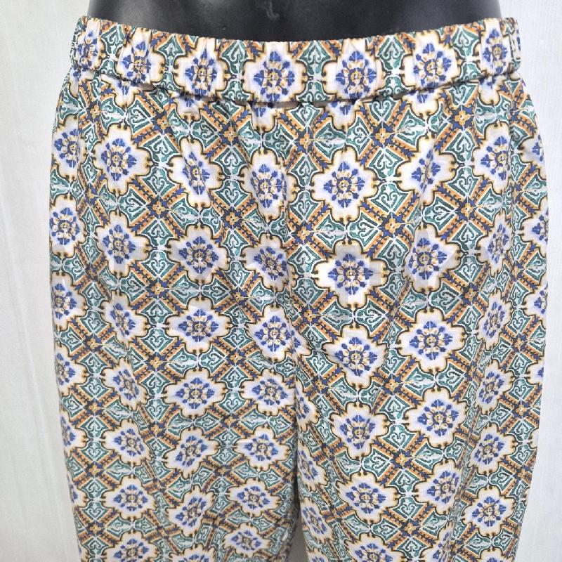 PANTALONE DONNA WEEKEND MAXMARA BIANCA FANTASIA MAIOLICA | Mercatino dell'Usato Cervia 2