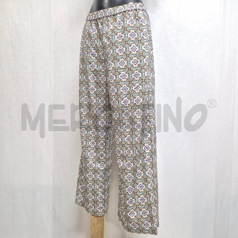 PANTALONE DONNA WEEKEND MAXMARA BIANCA FANTASIA MAIOLICA | Mercatino dell'Usato Cervia 3