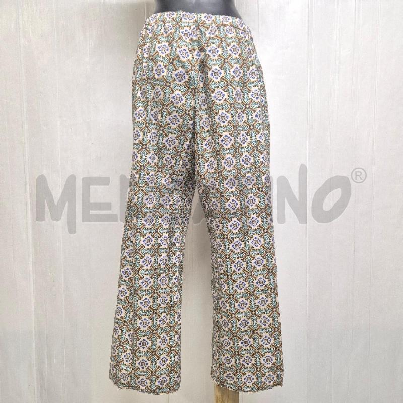PANTALONE DONNA WEEKEND MAXMARA BIANCA FANTASIA MAIOLICA | Mercatino dell'Usato Cervia 4