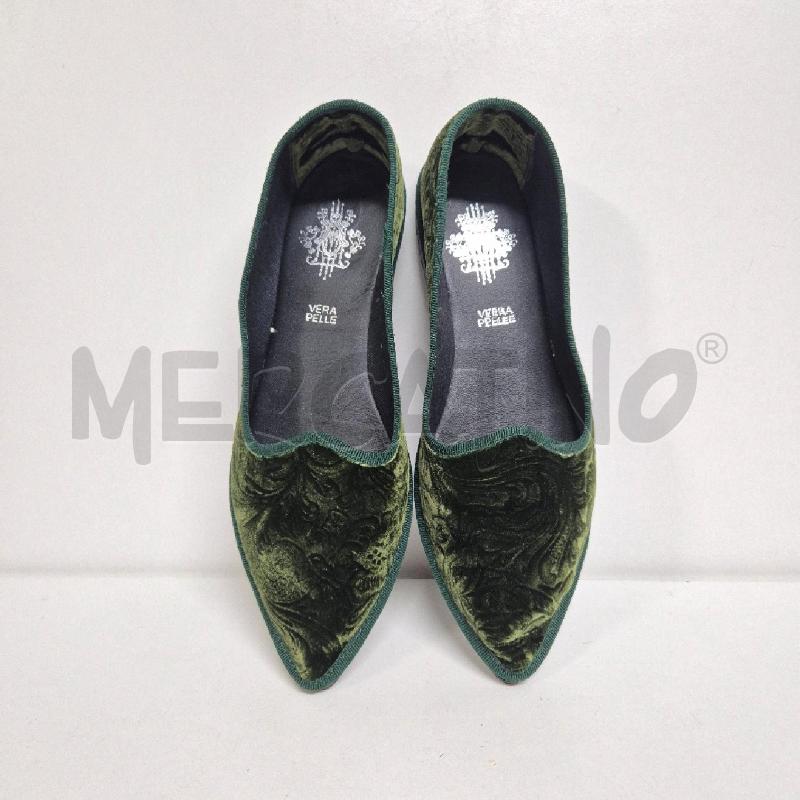 PANTOFOLE DONNA FRIULANA VERDE SCAMOSCIATA | Mercatino dell'Usato Cervia 2