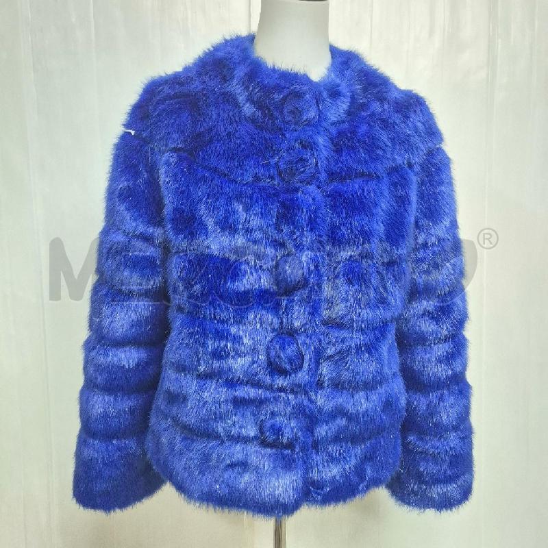 PELLICCIA TWIN SET BLU ELETTRICO | Mercatino dell'Usato Cervia 1