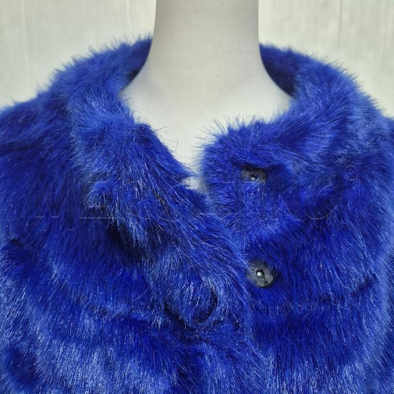PELLICCIA TWIN SET BLU ELETTRICO | Mercatino dell'Usato Cervia 2