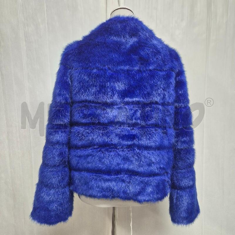 PELLICCIA TWIN SET BLU ELETTRICO | Mercatino dell'Usato Cervia 3