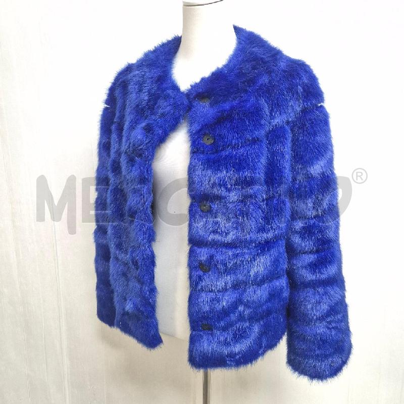 PELLICCIA TWIN SET BLU ELETTRICO | Mercatino dell'Usato Cervia 4