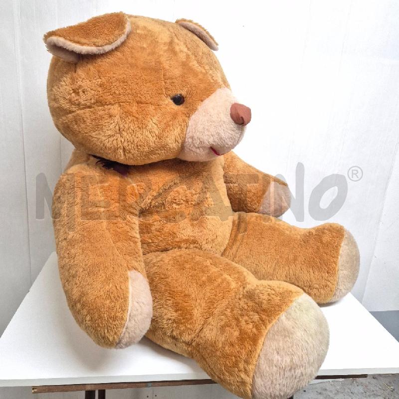 PELUCHE ORSO GROSSO CON FIOCCO MARRONE | Mercatino dell'Usato Cervia 4