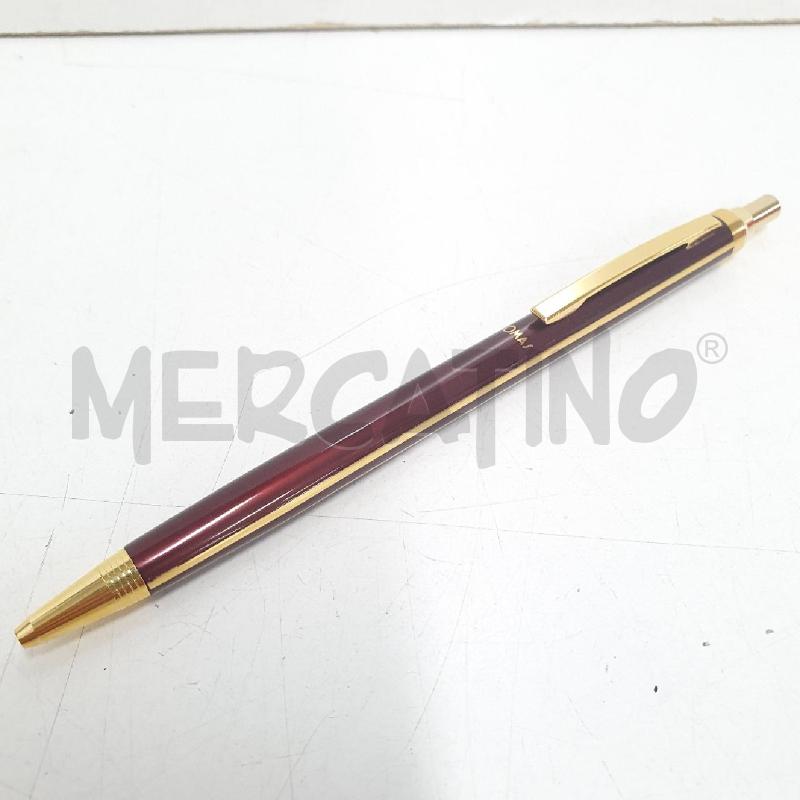 PENNA A SFERA OMAS BORDEAUX RIGHE DORATE | Mercatino dell'Usato Cervia 2