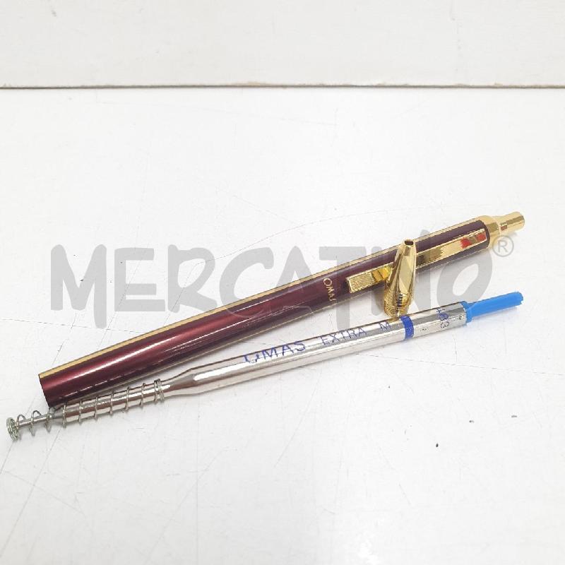 PENNA A SFERA OMAS BORDEAUX RIGHE DORATE | Mercatino dell'Usato Cervia 3