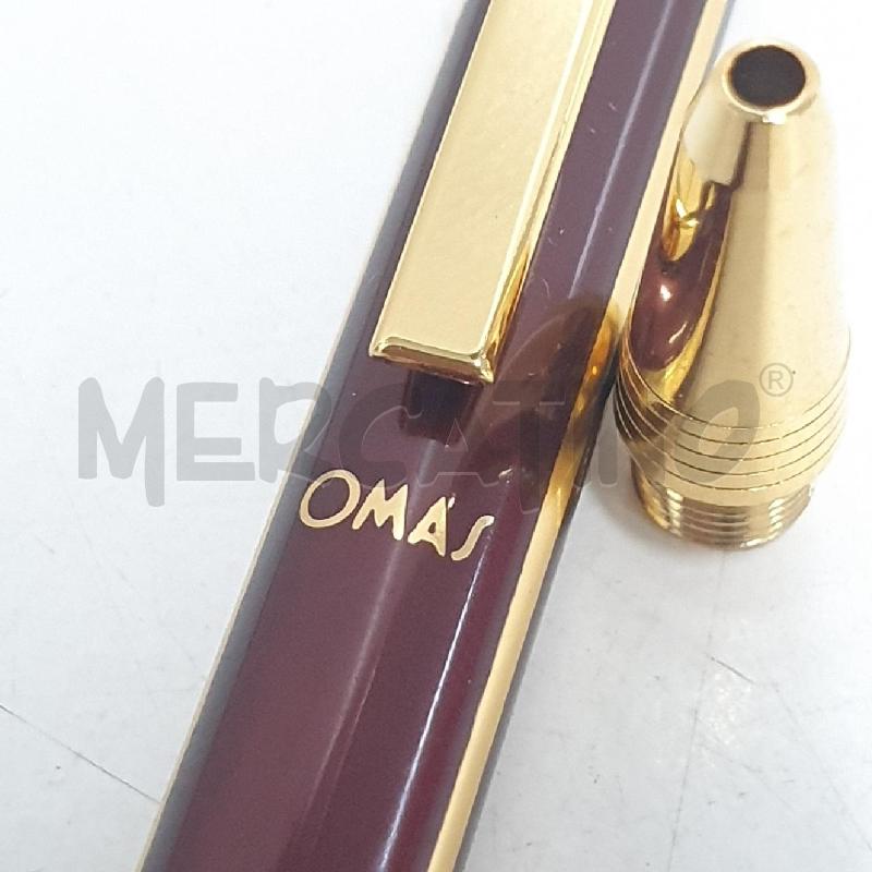PENNA A SFERA OMAS BORDEAUX RIGHE DORATE | Mercatino dell'Usato Cervia 5