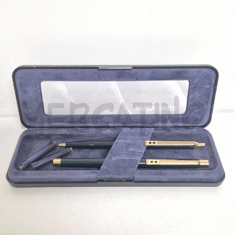 PENNA SFERA E STILOGRAFICA PAPERMATE VERDE | Mercatino dell'Usato Cervia 1