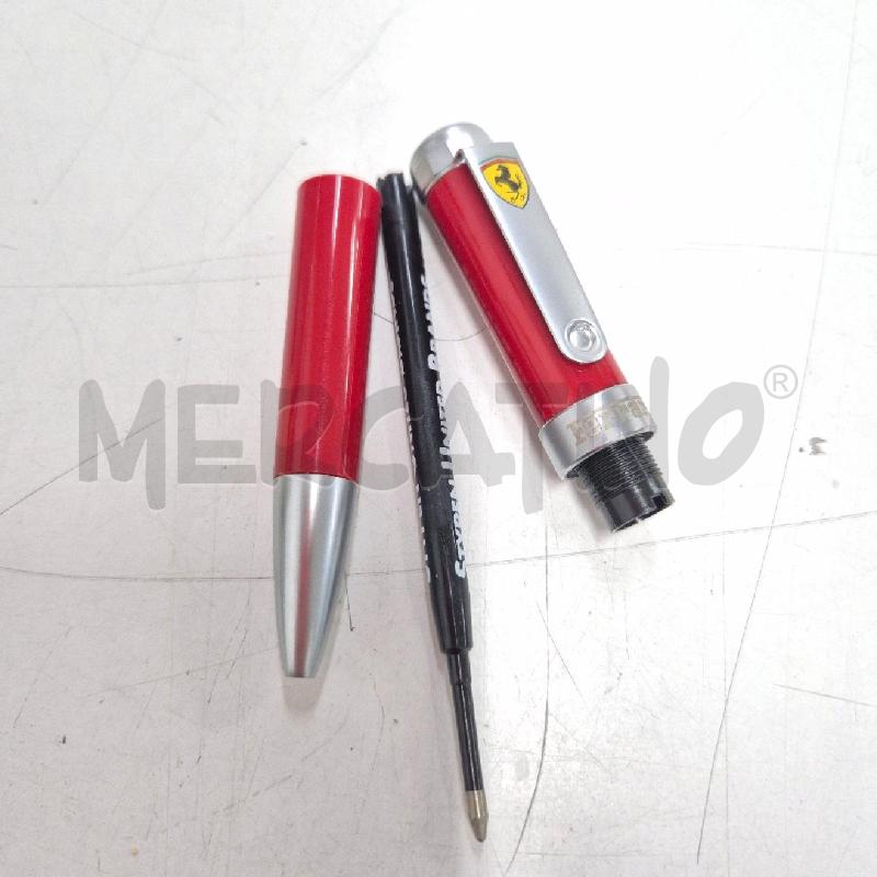PENNA SFERA FERRARI CON CUSTODIA METALLO | Mercatino dell'Usato Cervia 4