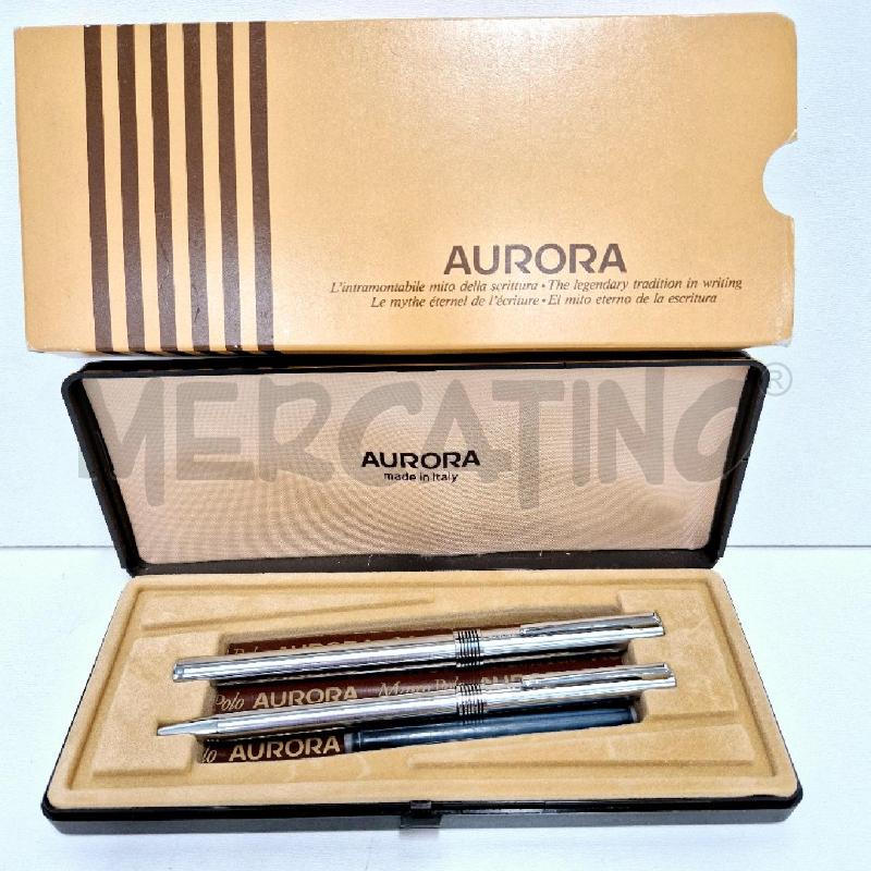 PENNA STILOGRAFICA E SFERA AURORA MARCO POLO | Mercatino dell'Usato Cervia 1