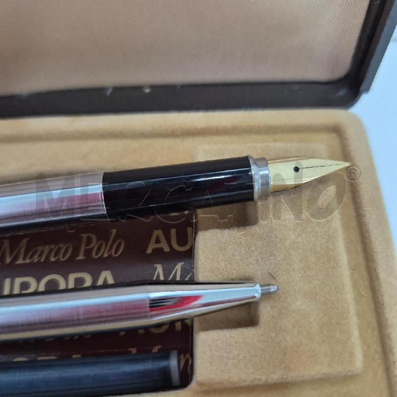PENNA STILOGRAFICA E SFERA AURORA MARCO POLO | Mercatino dell'Usato Cervia 3