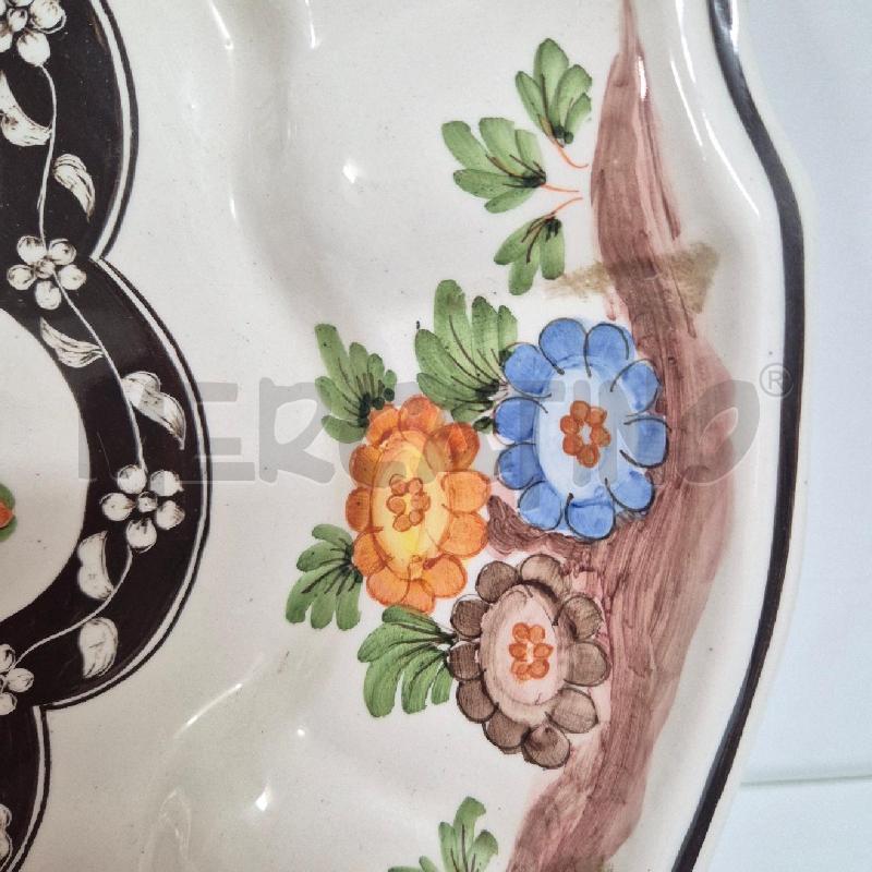 PIATTO CAPUANI ESTE PANNA FIORI | Mercatino dell'Usato Cervia 3