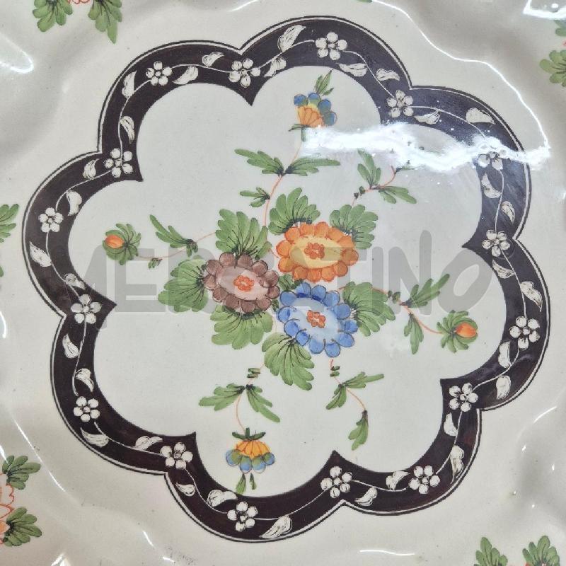 PIATTO CAPUANI ESTE PANNA FIORI | Mercatino dell'Usato Cervia 4
