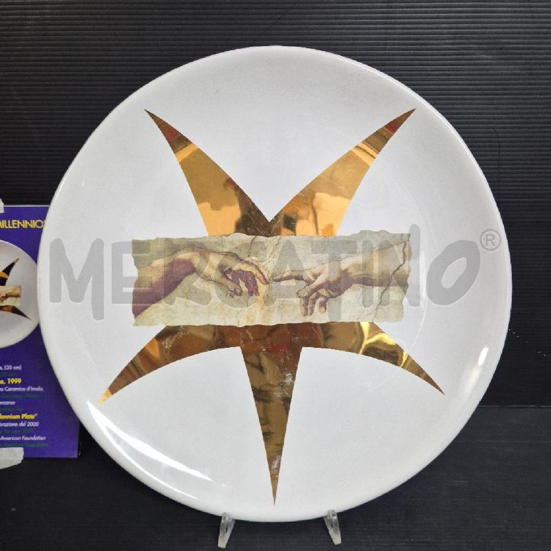 PIATTO CERAM IMOLA LA STELLA DEL MILLENNIO | Mercatino dell'Usato Cervia 2