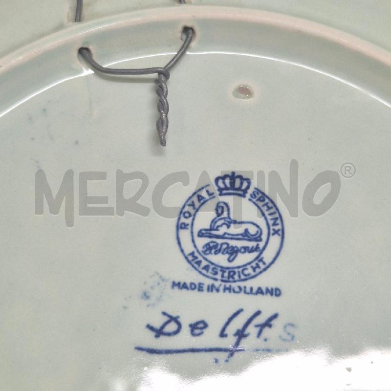 PIATTO DECORATIVO DELFTS ROYAL SPHINX MAASTRICHT | Mercatino dell'Usato Cervia 5