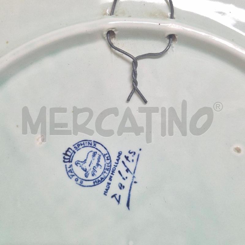 PIATTO DECORATIVO DELFTS ROYAL SPHINX MAASTRICHT | Mercatino dell'Usato Cervia 5