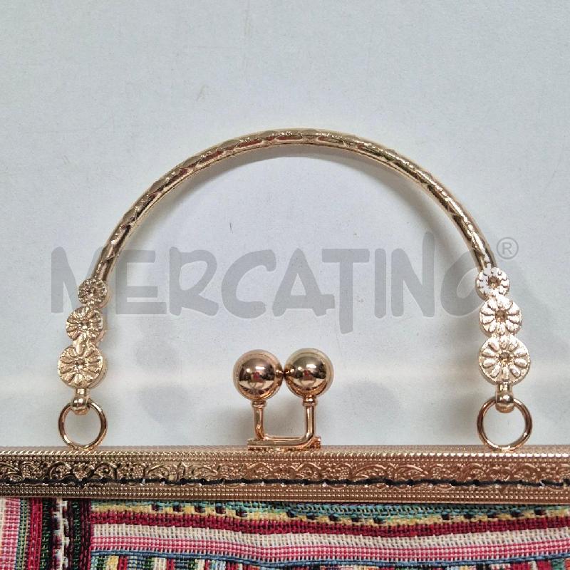 POCHETTE ARTIGIANALE RIGHE COLOR MARY | Mercatino dell'Usato Cervia 2