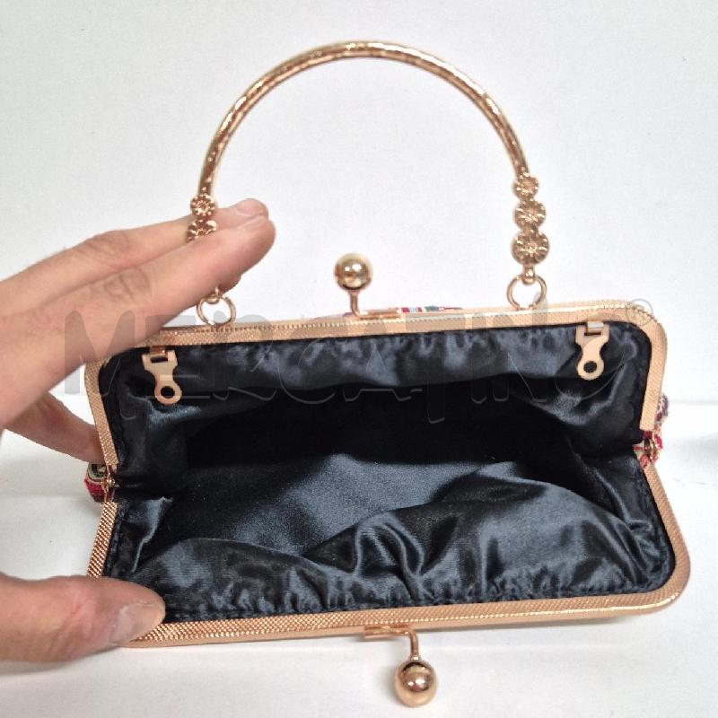 POCHETTE ARTIGIANALE RIGHE COLOR MARY | Mercatino dell'Usato Cervia 5