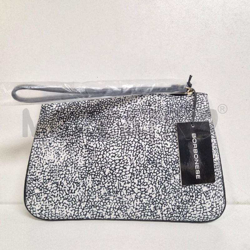 POCHETTE BORBONESE STAMPA TAPIRO NERO BIANCO | Mercatino dell'Usato Cervia 3