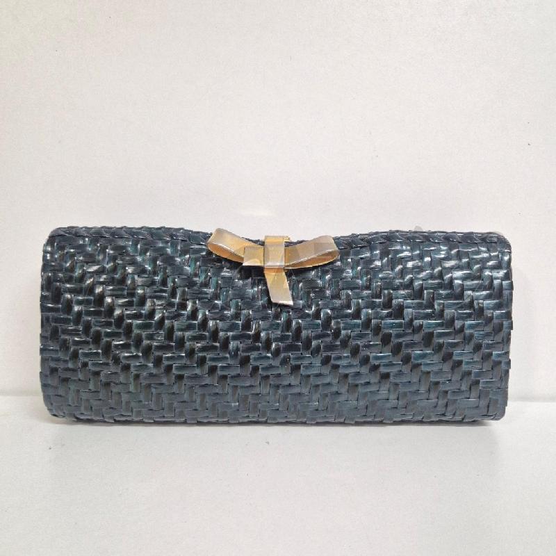POCHETTE RODO RATTAN PETROLIO | Mercatino dell'Usato Cervia 1