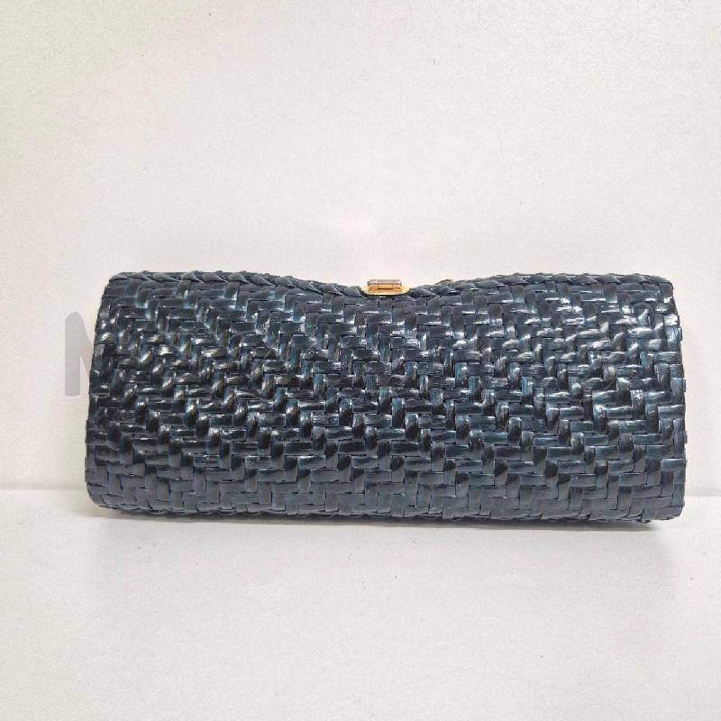 POCHETTE RODO RATTAN PETROLIO | Mercatino dell'Usato Cervia 3