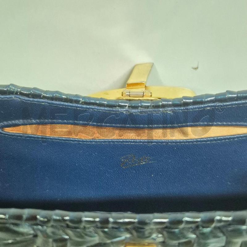 POCHETTE RODO RATTAN PETROLIO | Mercatino dell'Usato Cervia 5