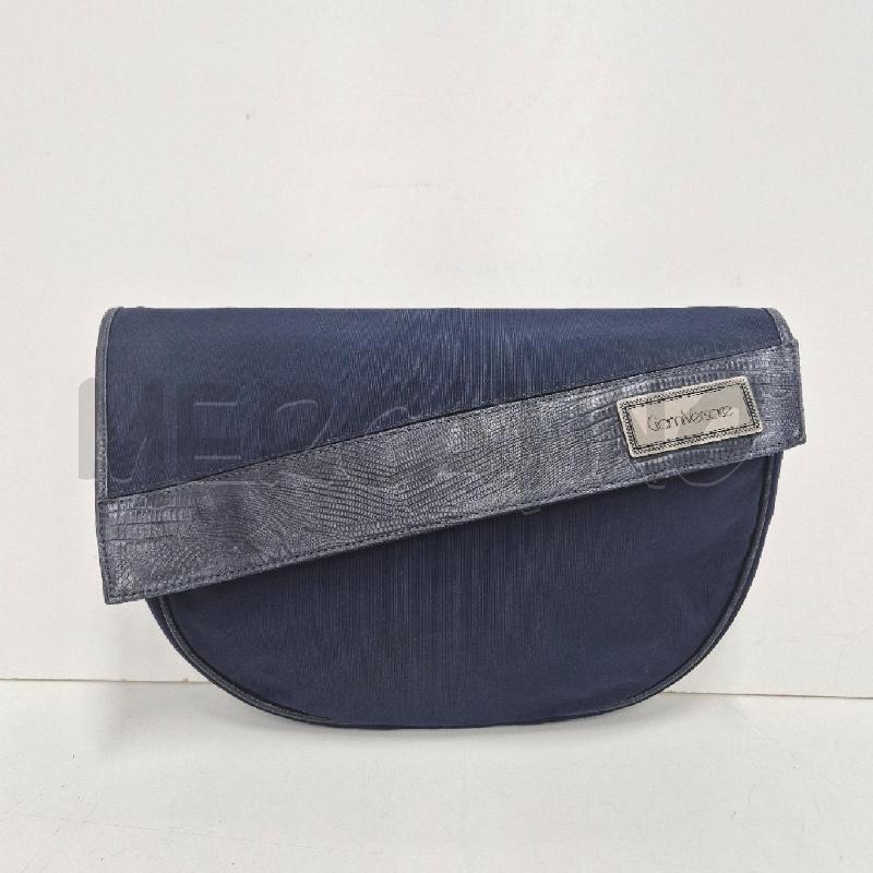 POCHETTE VINTAGE BLU GIANNI VERSACE | Mercatino dell'Usato Cervia 1