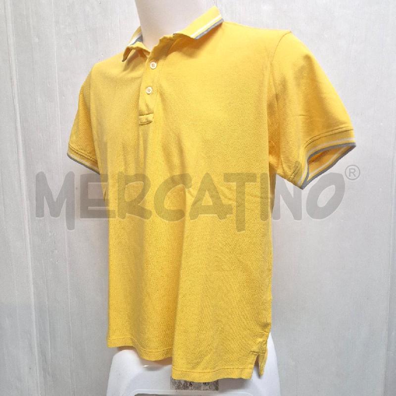 POLO UOMO ALTEA GIALLA PROFILO BIANCO GRIGIO | Mercatino dell'Usato Cervia 4