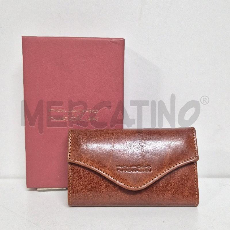 PORTA CHIAVI PIQUADRO NIKOLAI PELLE MARRONE  | Mercatino dell'Usato Cervia 1