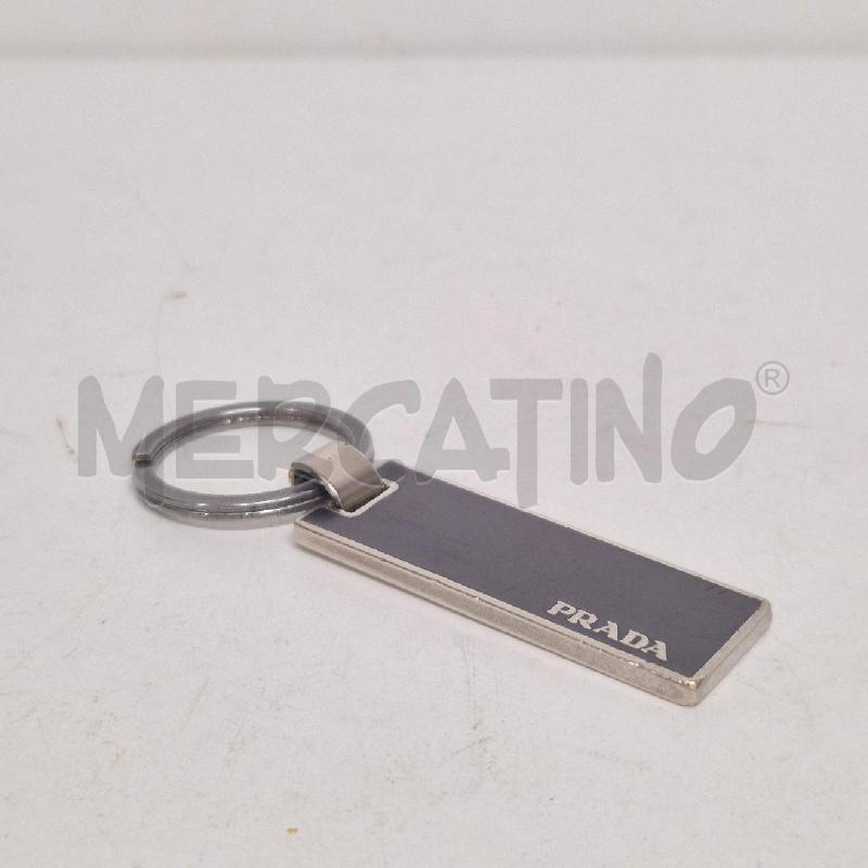 PORTA CHIAVI PRADA METALLO E NERO USATO | Mercatino dell'Usato Cervia 1