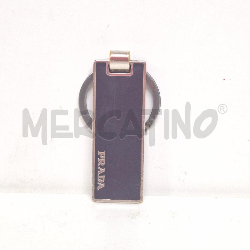 PORTA CHIAVI PRADA METALLO E NERO USATO | Mercatino dell'Usato Cervia 2