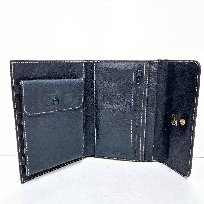 PORTA FOGLIO BLU VINTAGE FERRE' | Mercatino dell'Usato Cervia 4