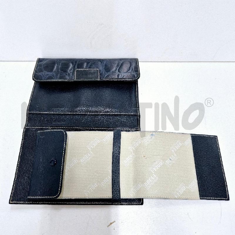 PORTA FOGLIO BLU VINTAGE FERRE' | Mercatino dell'Usato Cervia 5