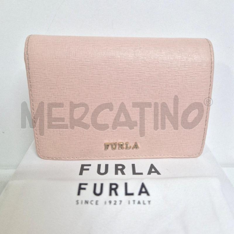 PORTA FOGLIO DONNA FURLA ROSA | Mercatino dell'Usato Cervia 1
