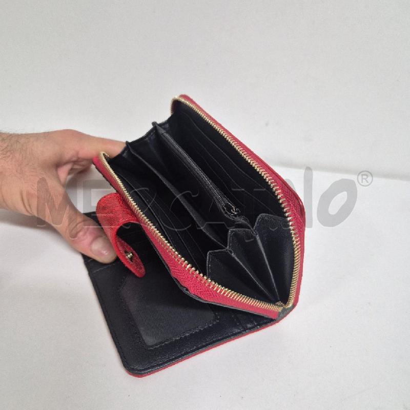 PORTA FOGLIO DONNA MBRC ROSSO PELLE | Mercatino dell'Usato Cervia 5