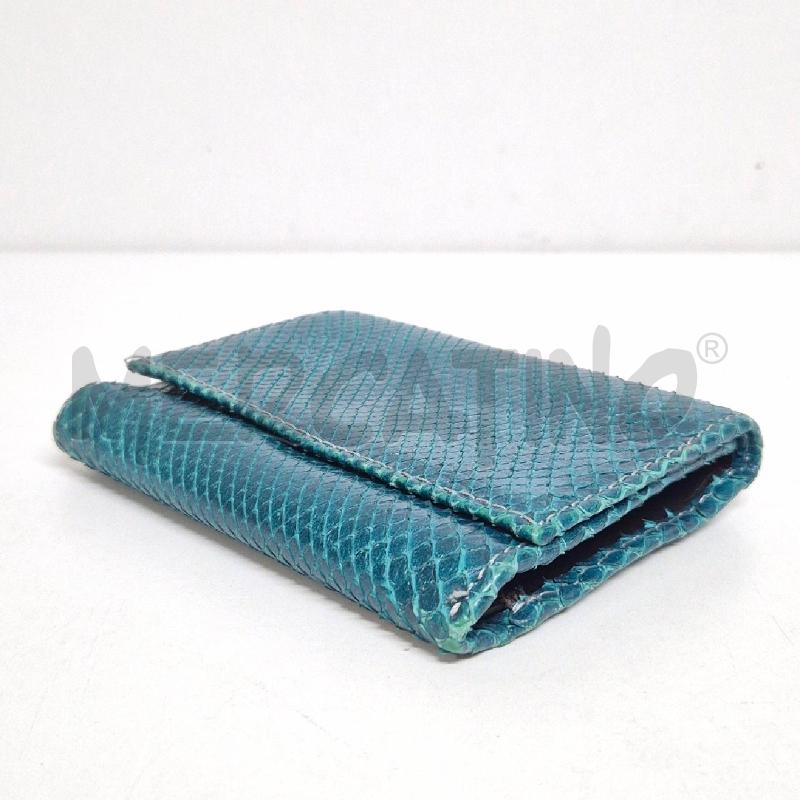 PORTA FOGLIO DONNA RETTILE VERDE SMERALDO | Mercatino dell'Usato Cervia 2