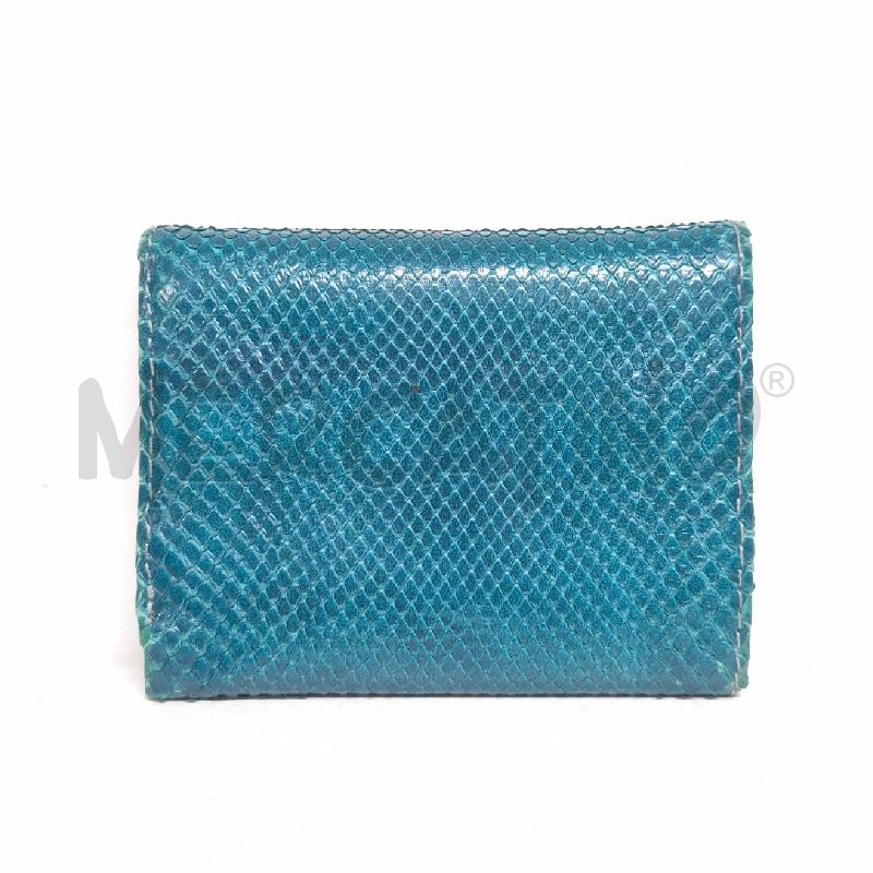 PORTA FOGLIO DONNA RETTILE VERDE SMERALDO | Mercatino dell'Usato Cervia 3