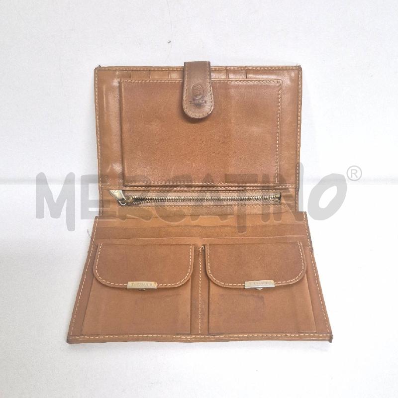 PORTA FOGLIO TRUSSARDI BEIGE VINTAGE | Mercatino dell'Usato Cervia 4