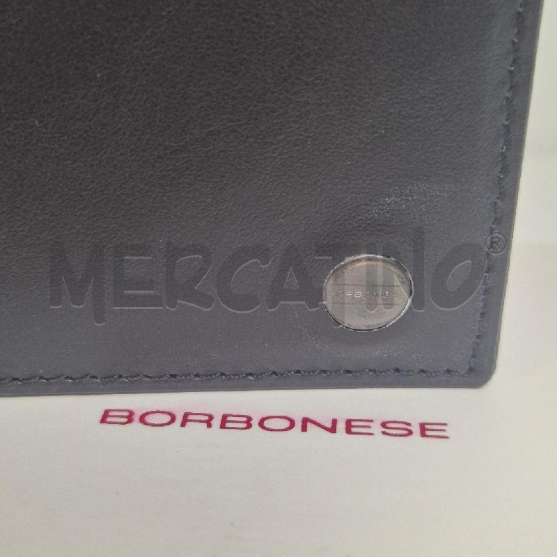 PORTA FOGLIO UOMO BORBONESE NUOVO NERO GRIGIO | Mercatino dell'Usato Cervia 4