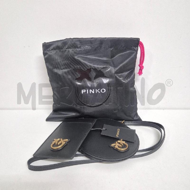 PORTA SPICCI + DOCUMENTI NECK NERO PINKO | Mercatino dell'Usato Cervia 1