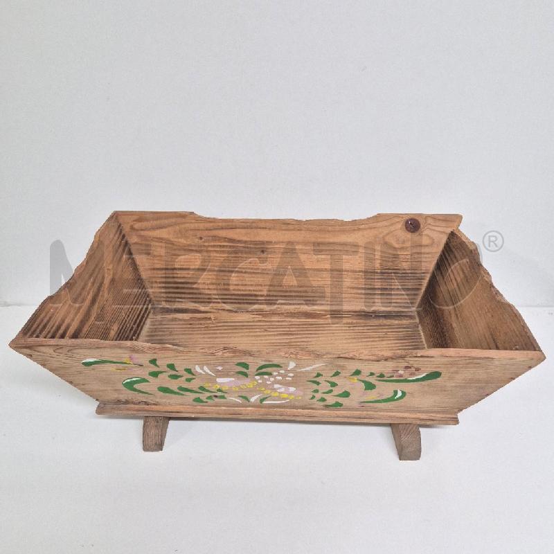 PORTA VASI LEGNO DECORATO | Mercatino dell'Usato Cervia 1