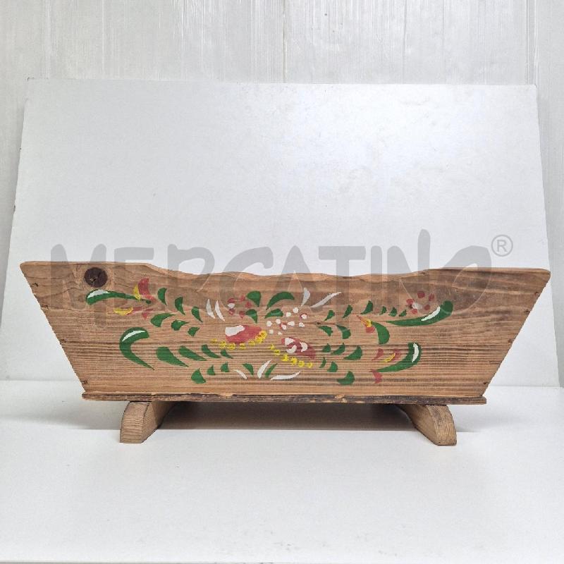 PORTA VASI LEGNO DECORATO | Mercatino dell'Usato Cervia 4