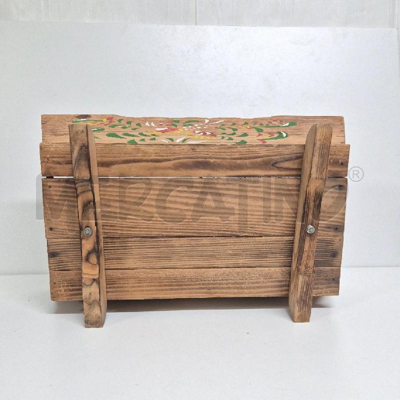 PORTA VASI LEGNO DECORATO | Mercatino dell'Usato Cervia 5