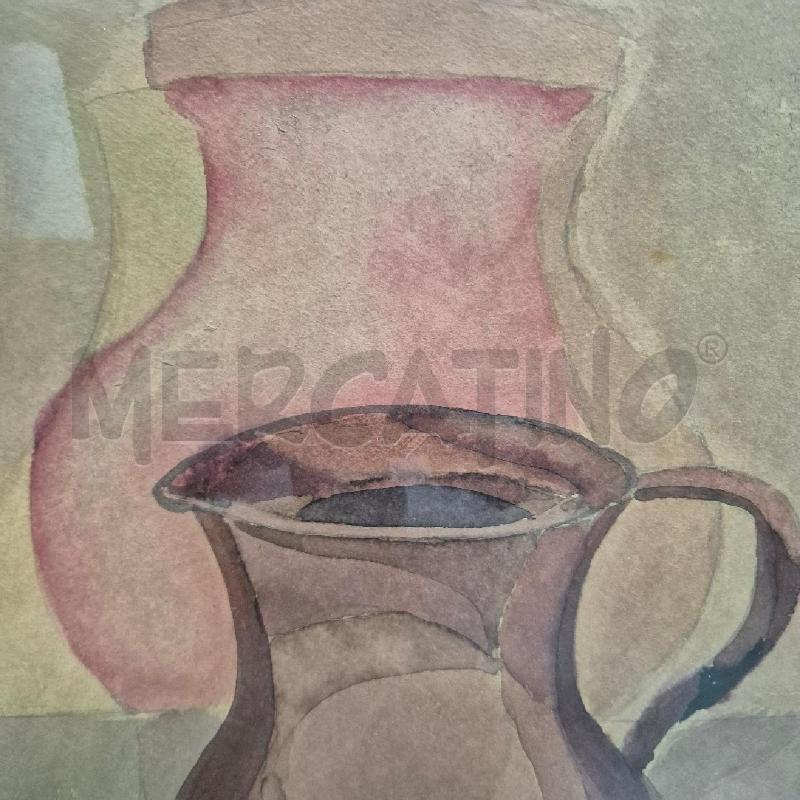 QUADRO ACQUERELLO BROCCHE OMBRATE | Mercatino dell'Usato Cervia 2
